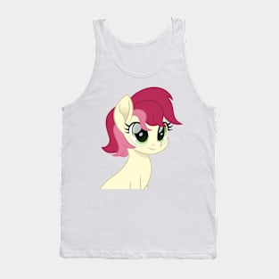 Rose portrait short mane Tank Top